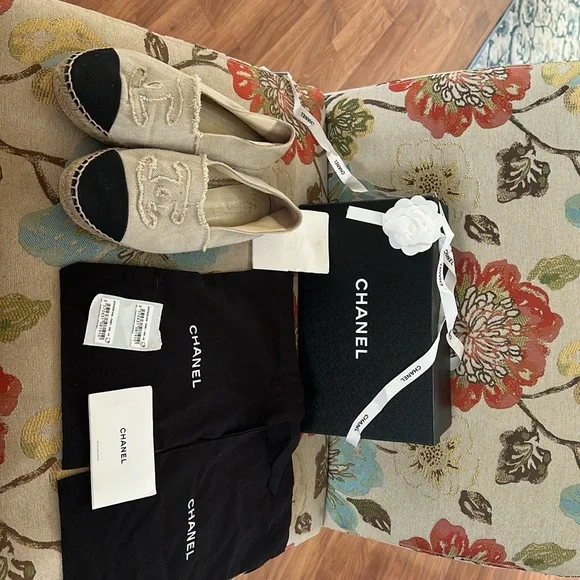 CHANEL Espadrilles sz 40 - Picture 5 of 6